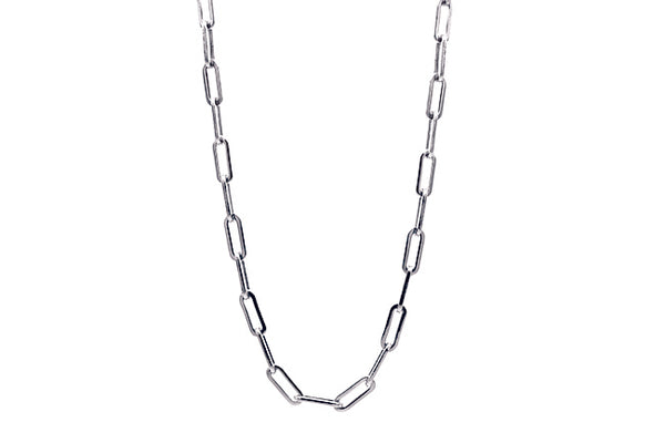 Thick Links Chain Necklace 18k Gold Plated Bold Links Cable 