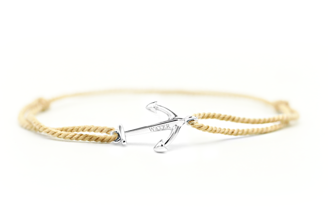 Nautical Anchor Bracelet in Canvas Rope (Limited Run)