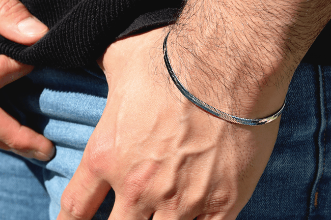 Herringbone Snake Bracelet