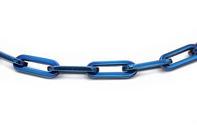 Panama Long Link Bracelet in Cobalt Blue (Limited Run)