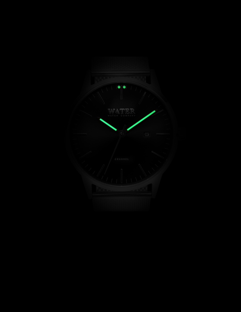 Sentry Leather Watch, All Black