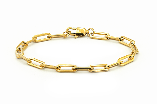 10k Yellow Gold 6.92mm Stretch Mesh Graduated Chain Bracelet 7 inch | eBay