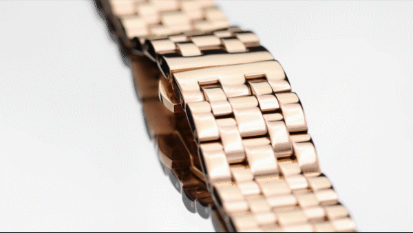Rose Gold Stainless Steel Band